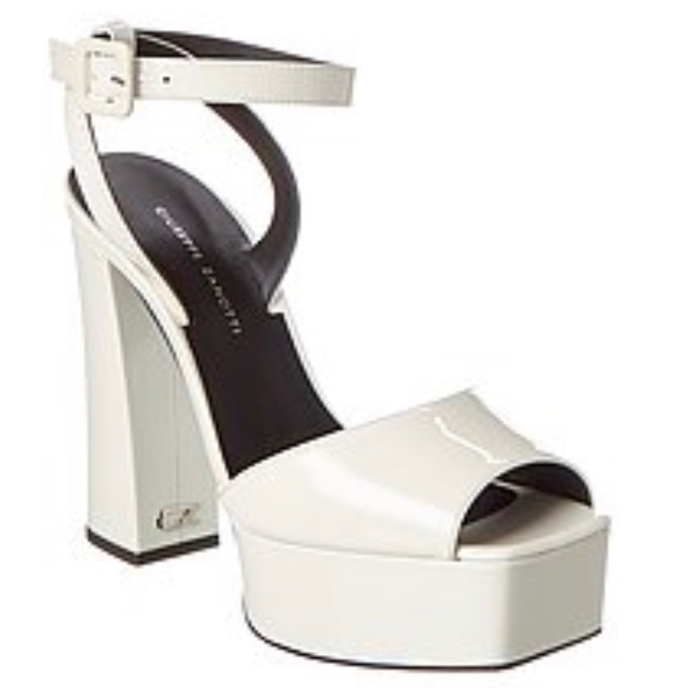 Giuseppe Zanotti Patent White Platforms